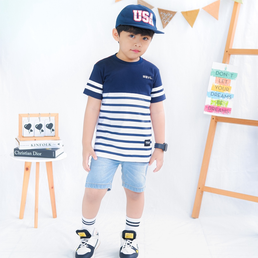 Kaos Anak Laki Laki  Original Premium Branded | Dexton - Mevla Kids