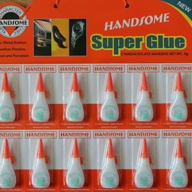 

Lalulaku LEM HANDSOME PAPAN ORANGE SUPER GLUE EPOTEC LEM BESI