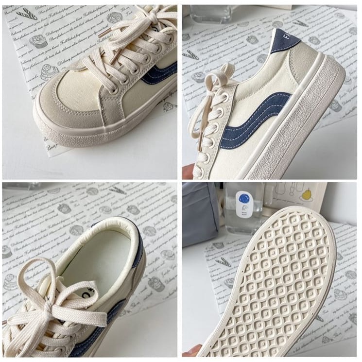 Shoegallery LV0148 &quot;FREE BOX&quot; Sepatu Sneakers Wanita import Motif S