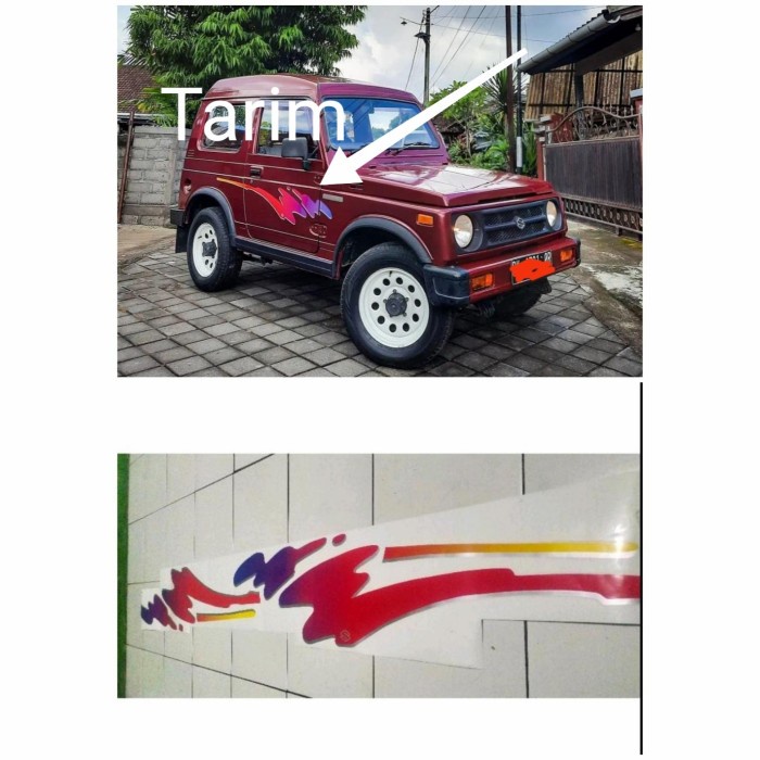 Sticker Stiker Body Suzuki Katana Air Tahun 1994 1Set