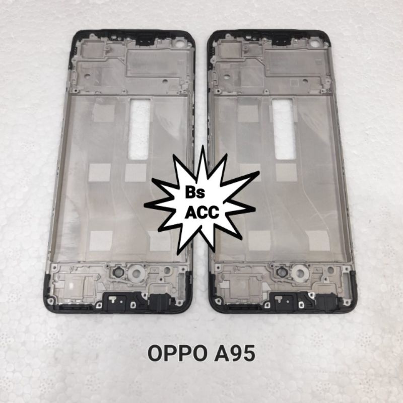 frame lcd tatakan lcd tulang tengah Oppo a95 ORIGINAL