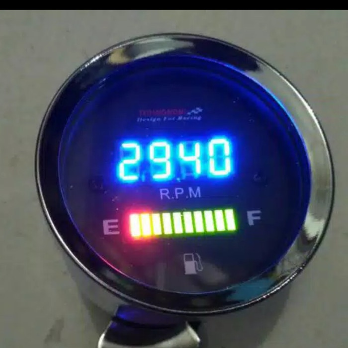 Rpm Plus Ampere Bensin Digital Led Motor Universal