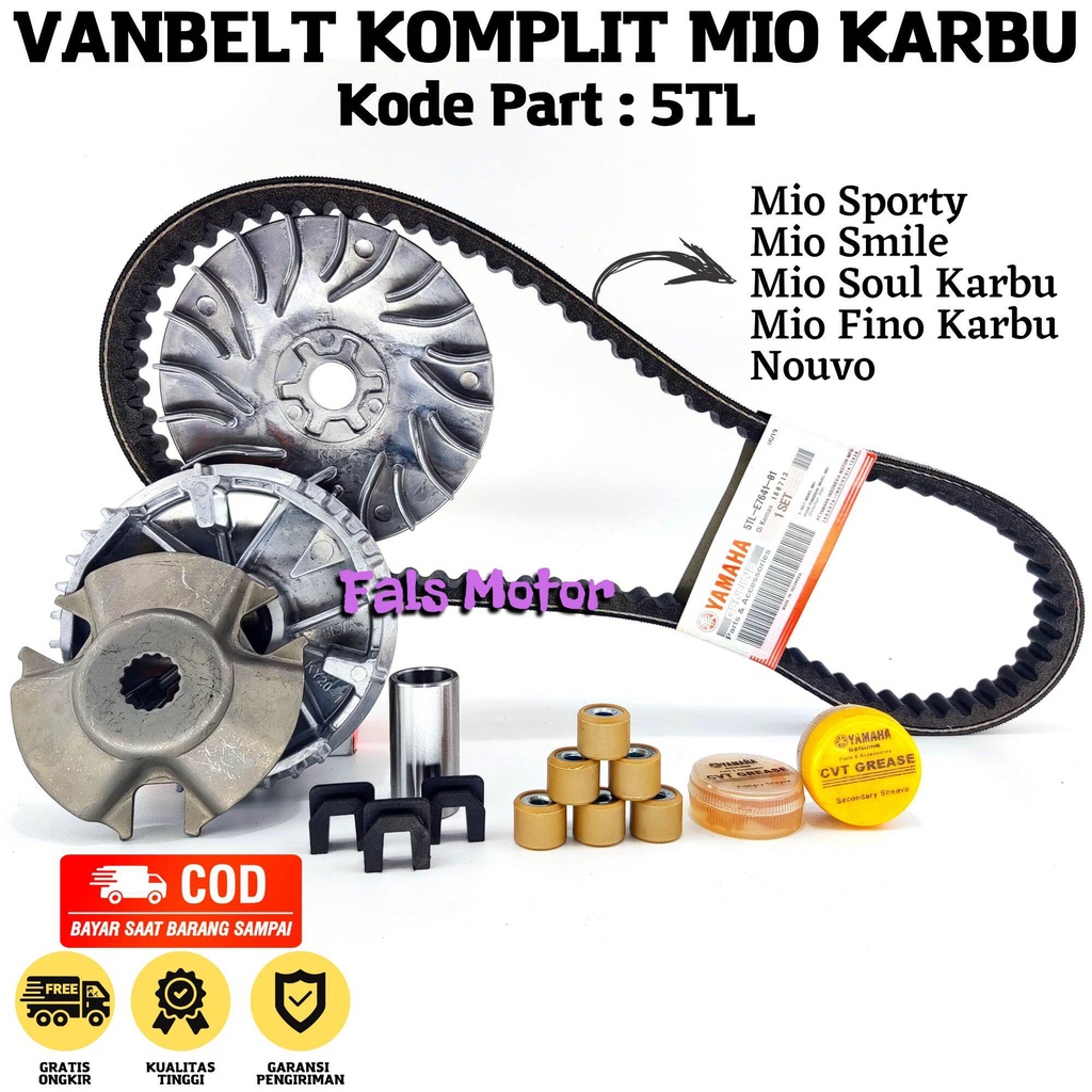 Vanbelt Mio Komplit Kode 5TL - Mio Sporty Smile - Fino Karbu - Mio Soul