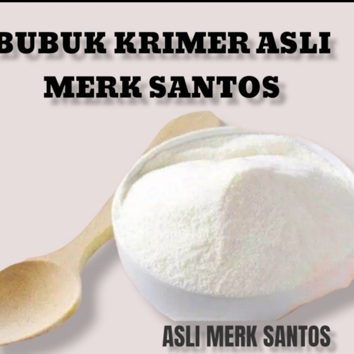 

Creamer Premium Krimer Bubuk Non Dairy Merk Santos 1 kg