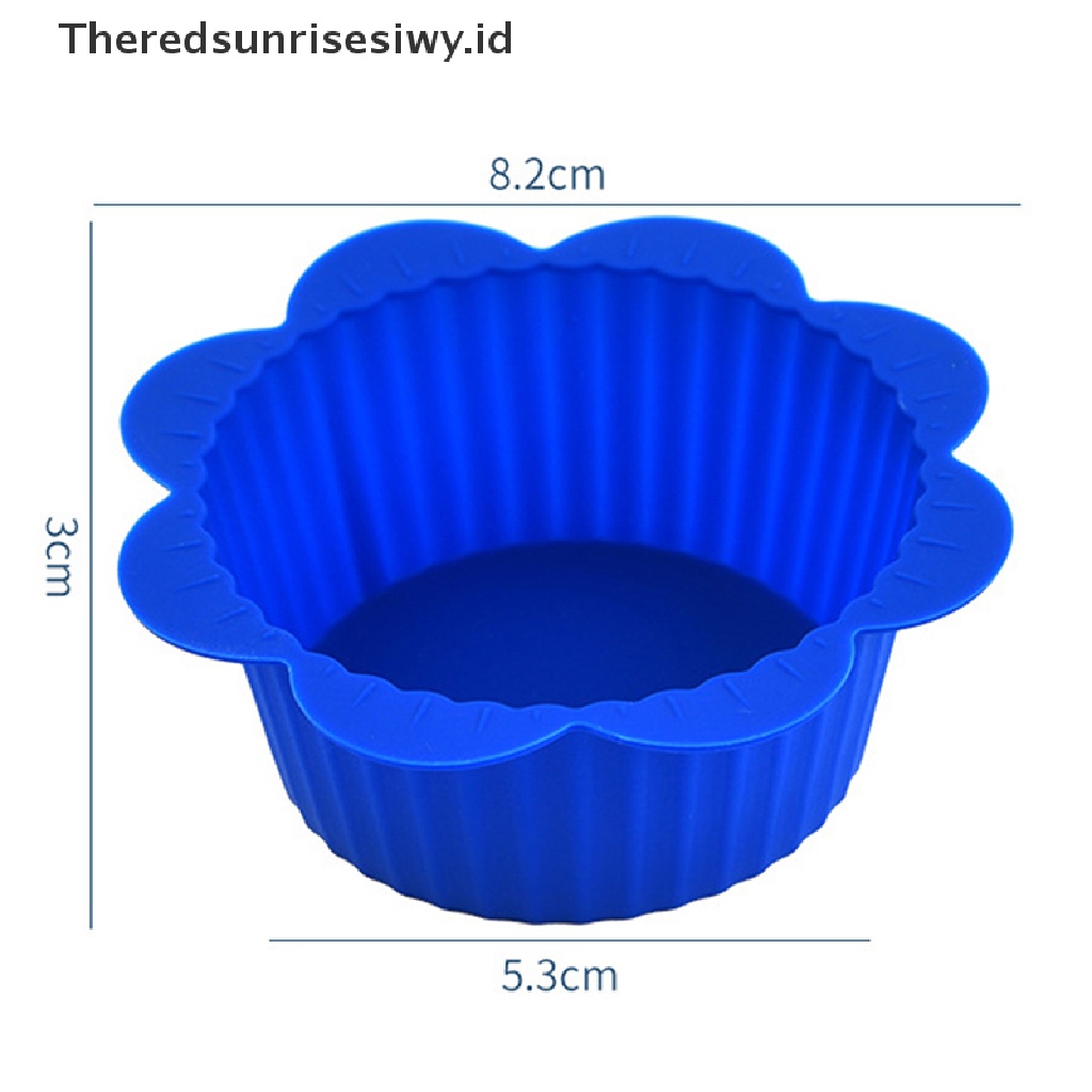 # Alat Rumah Tangga # 10pcs / Set Cetakan Cupcake / Muffin Bahan Silikon