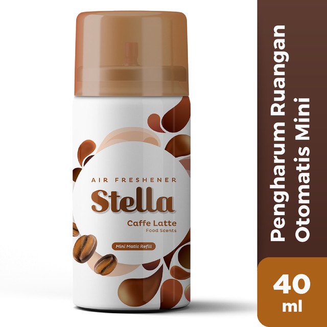 Jual Stella Mini Matic Refill Caffe Latte Ml Refill Pengharum Ruangan Otomatis Shopee