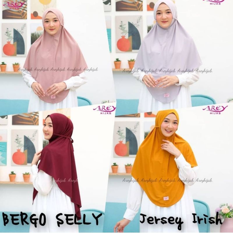 (SEFIE) BERGO SELLY(NON PED)JUMBO HIJAB ORI BY AREY