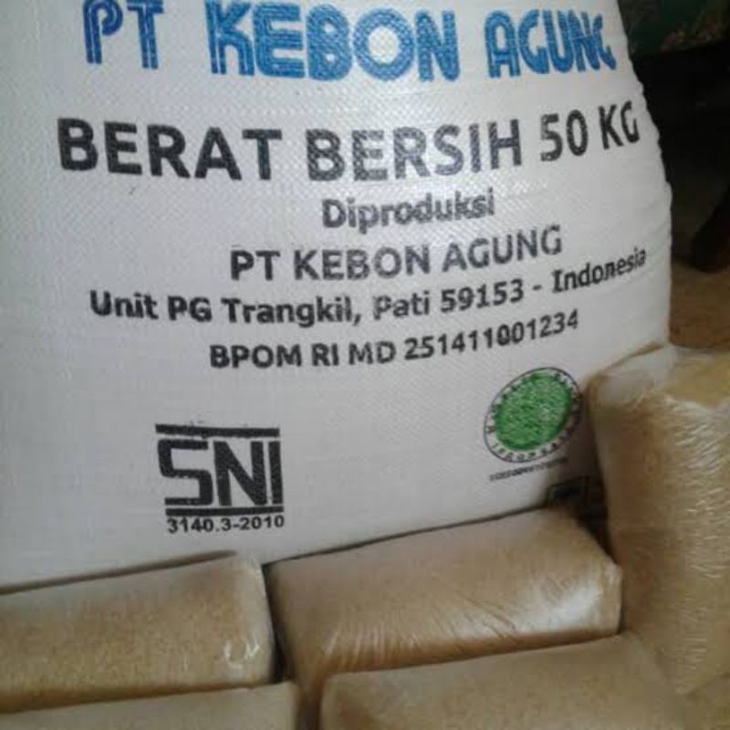 

Gula Pasir TK 1 kg Kebon Agung Trangkil Pati Gula Pasir Lokal Repack