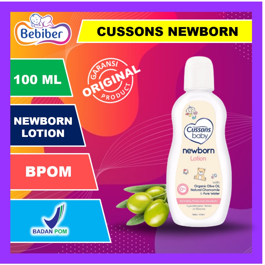 Jual CUSSONS BABY NEWBORN LOTION 100ML / CUSSONS NEW BORN BABY LOTION