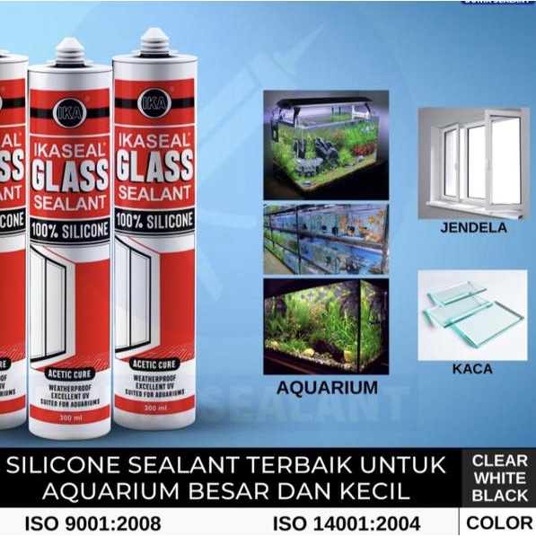 

IKASEAL Glass bukan DOWSIL Glass DOW CORNING - Putih