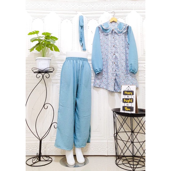 Hanami Set Long Tunik | (Realpict COD)