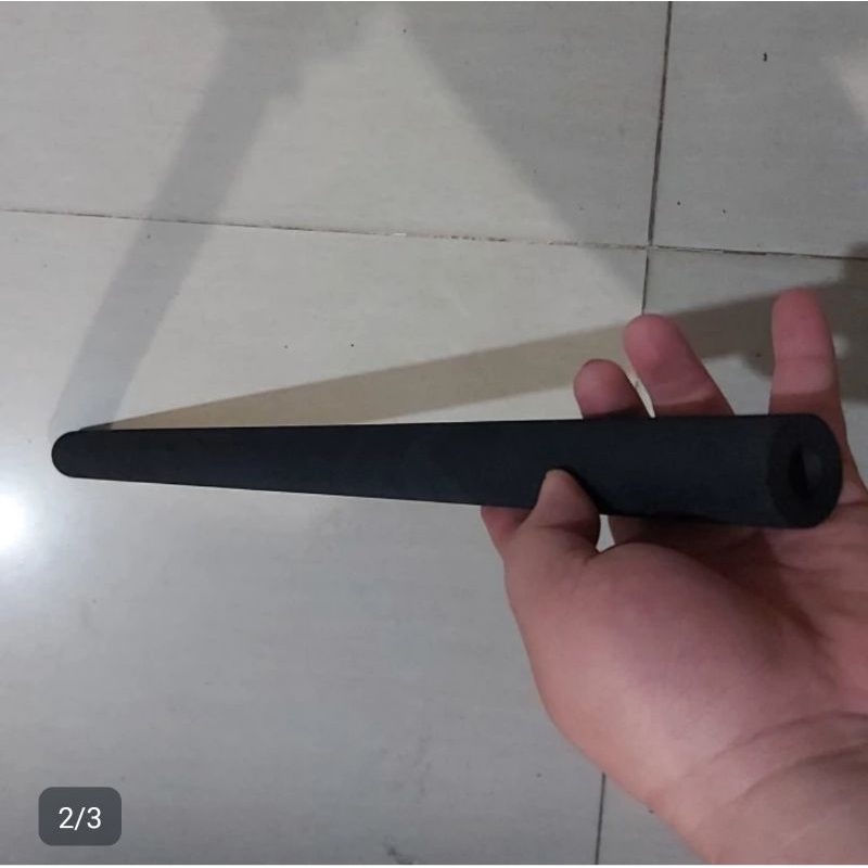 busa gagang joran eva busa hitam 50 cm untuk costume joran pancing