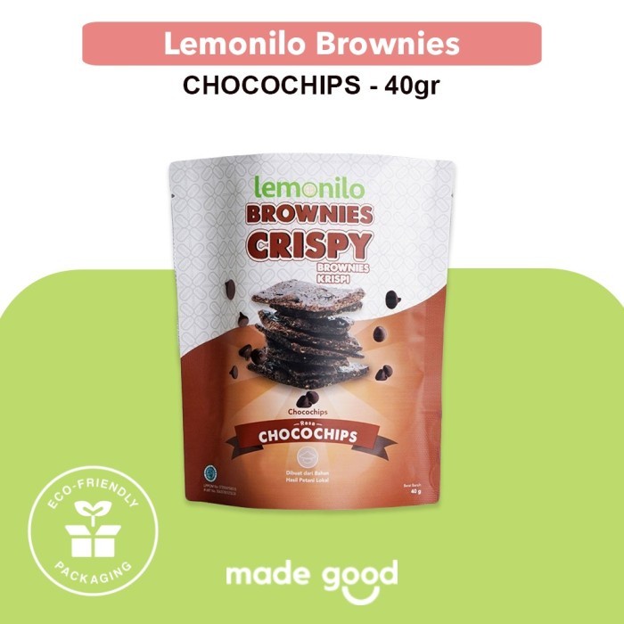 

Brownies Crispy Snack Halal 40 gr - Chocochips Cokelat Keju - Lemonilo