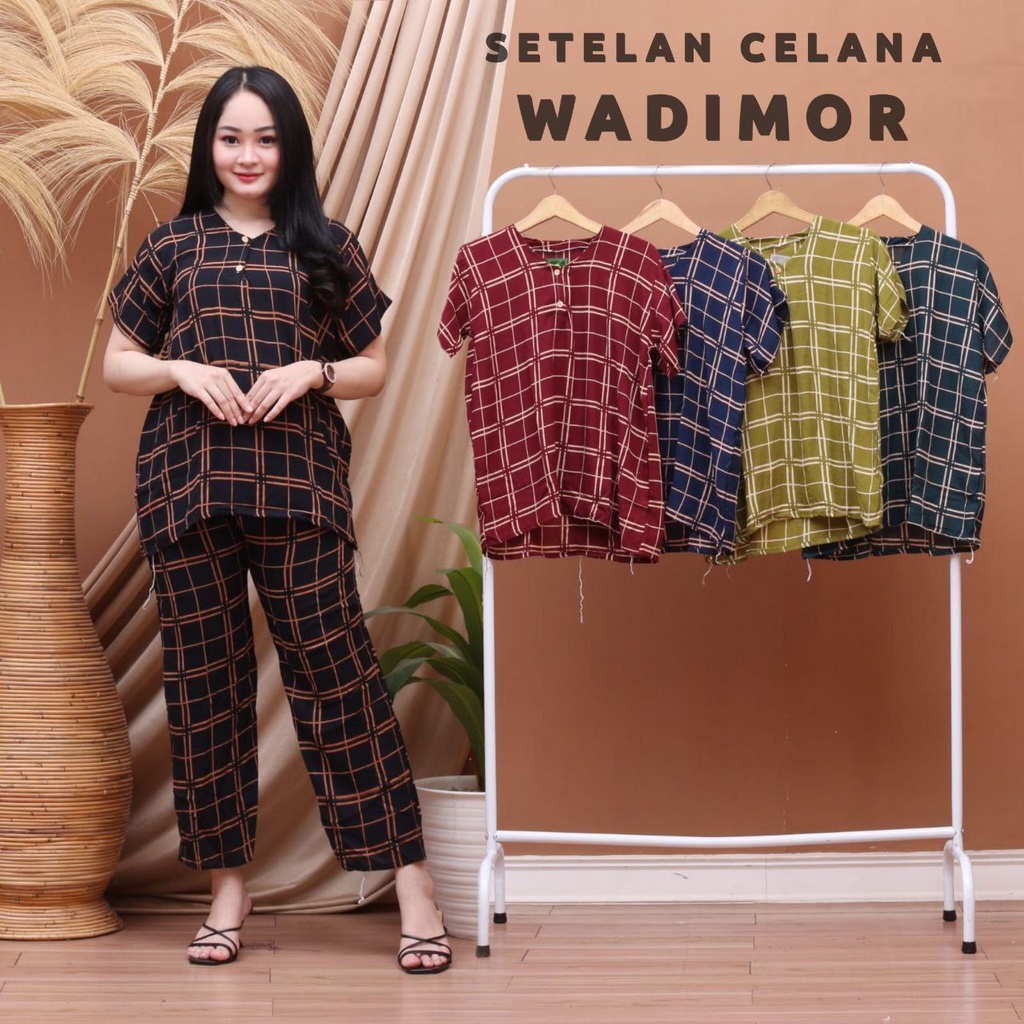 setalan Babydoll Piyama CP Nutella Batik Pekalongan 012