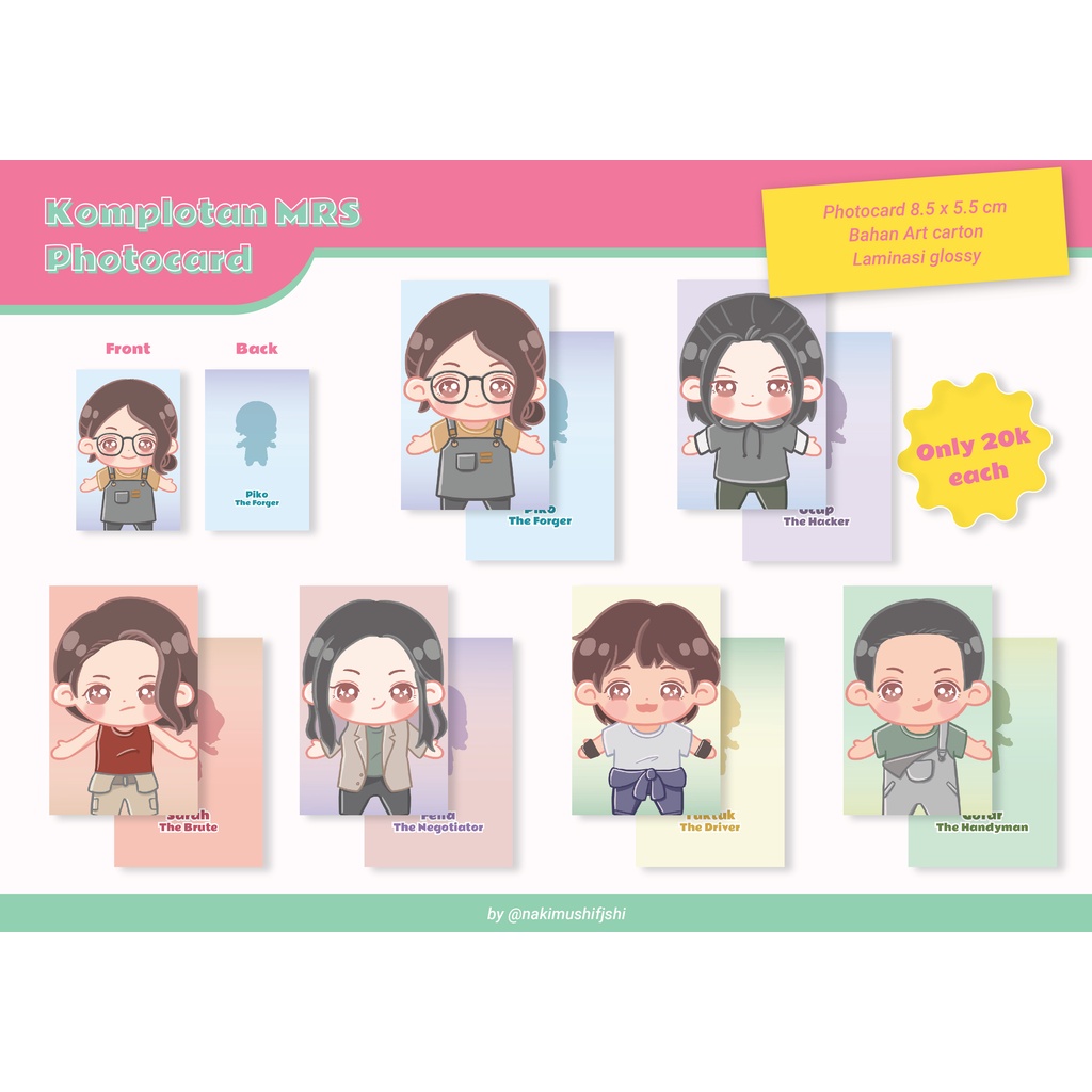 

Photocard Komplotan MRS