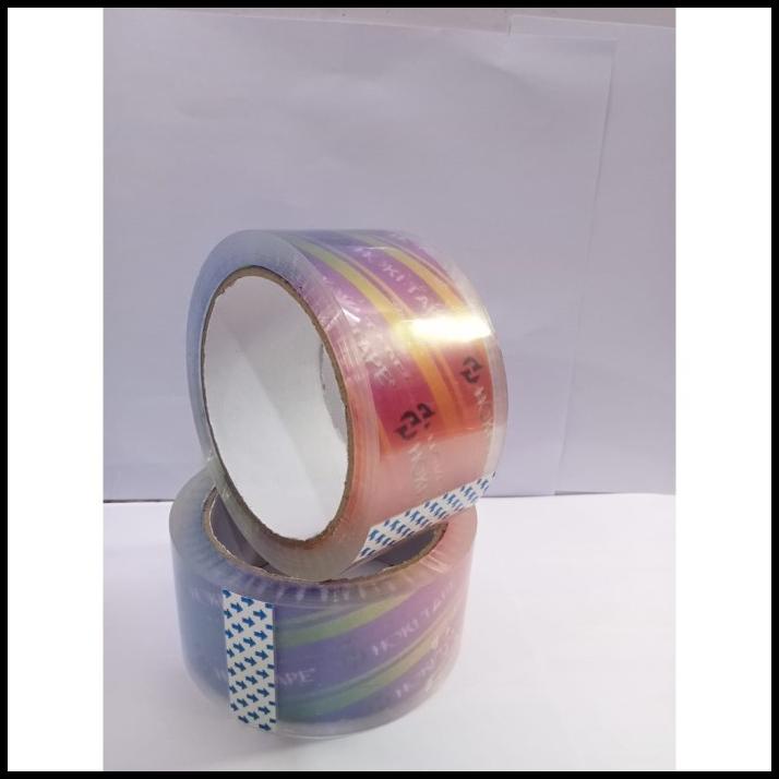 

Lakban Bening Super Clear 48 Mm X 90 Yard Hoki Tape Transparant 2 Inch