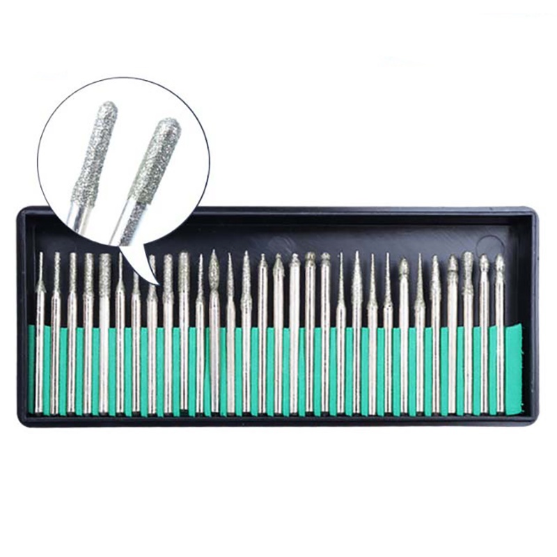 30PCS mata tuner carbide Set / Mata Tuner Diamond / mata tuner carbide panjang / mata tuner carbide rotary file / mata bor tuner porting set