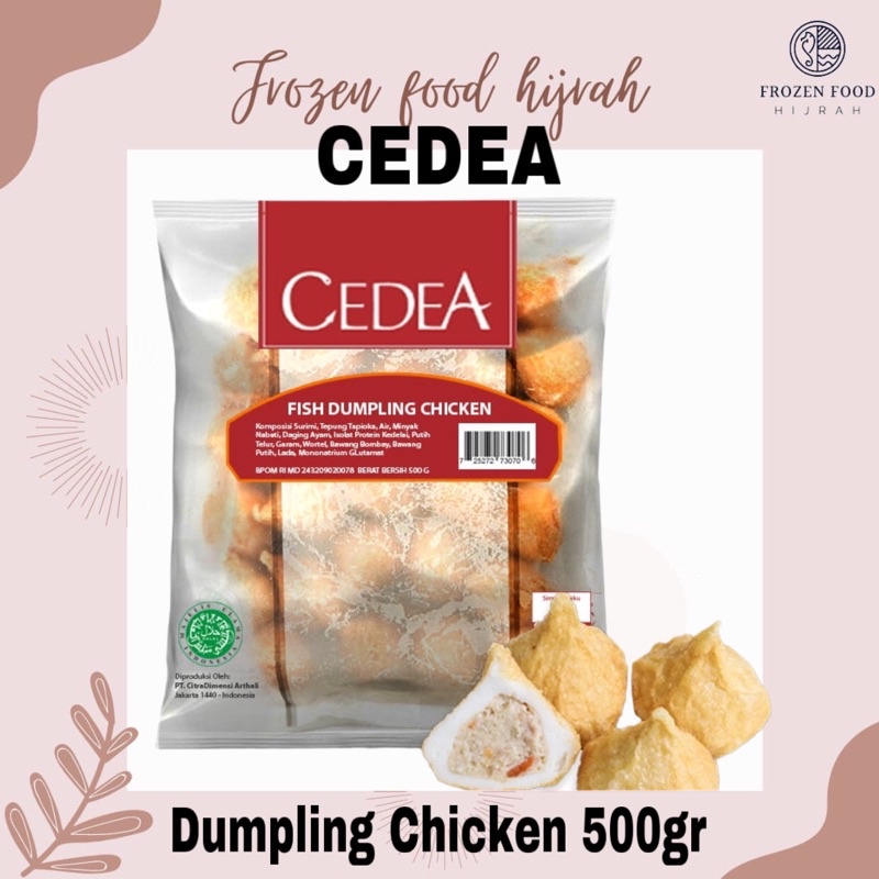 

CEDEA DUMPLING IKAN ISI AYAM 500GR