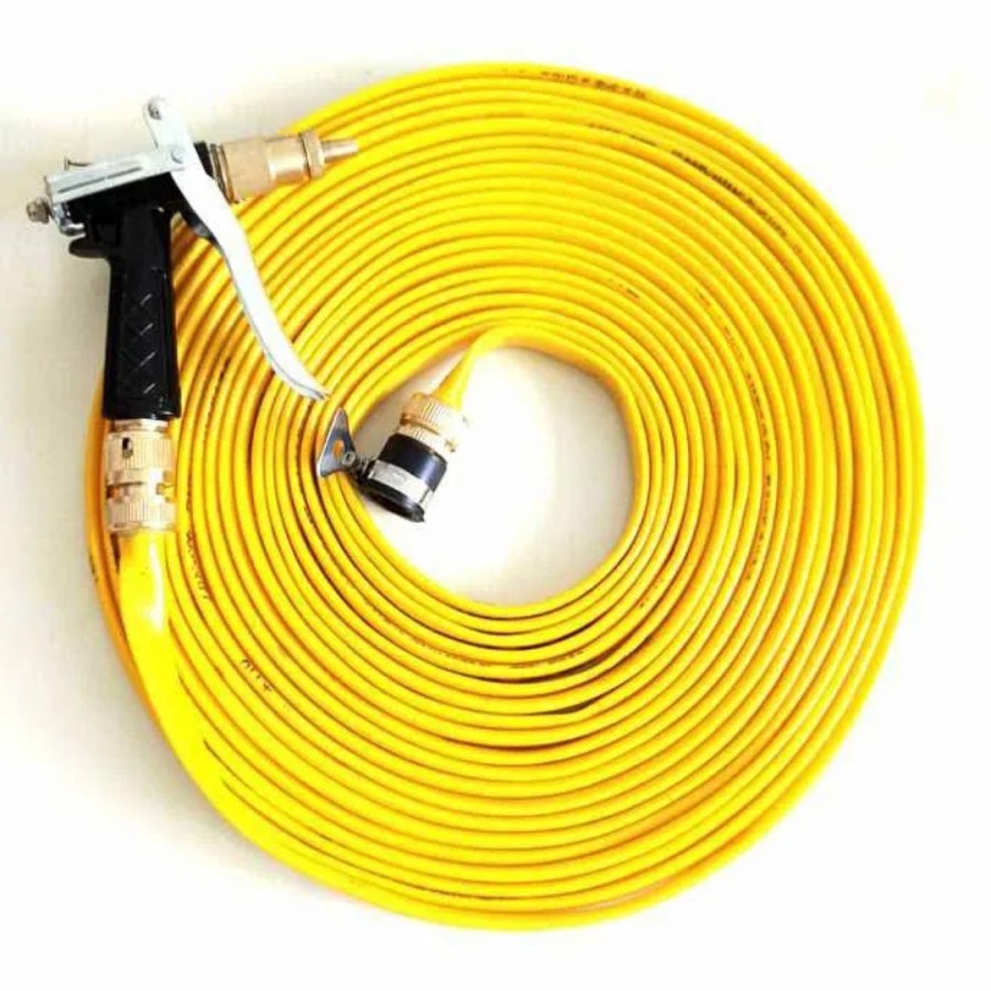 1 set spray gun cuci motor mobil selang 10m elastis selang cuci jet