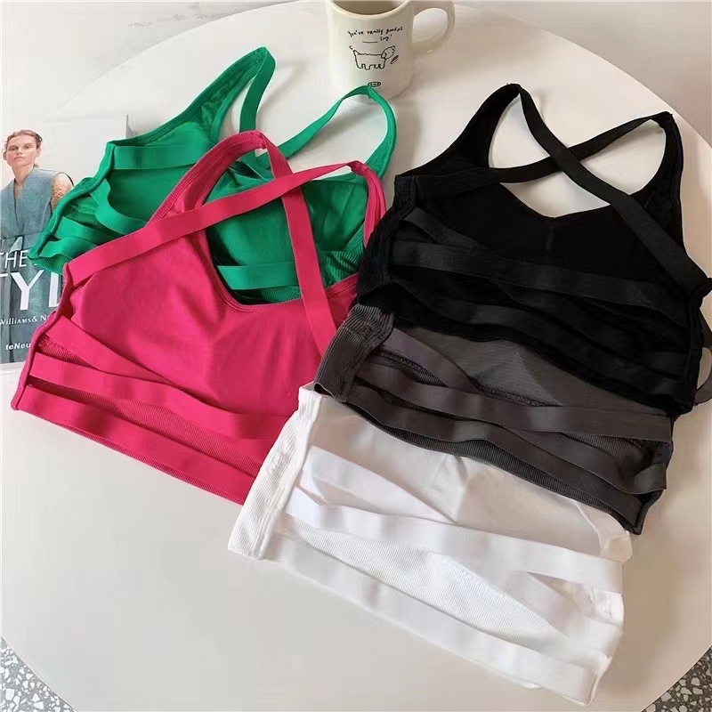 Tanktop bra good quality Tank top tali silang belakang, kamisol