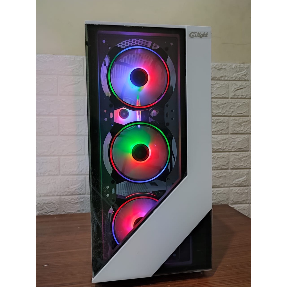 PC Gaming Intel Core I7 3770 Ram 16Gb SSD 512GB VGA 4GB LED Samsung Curved 24 Inch Siap Pakai murah