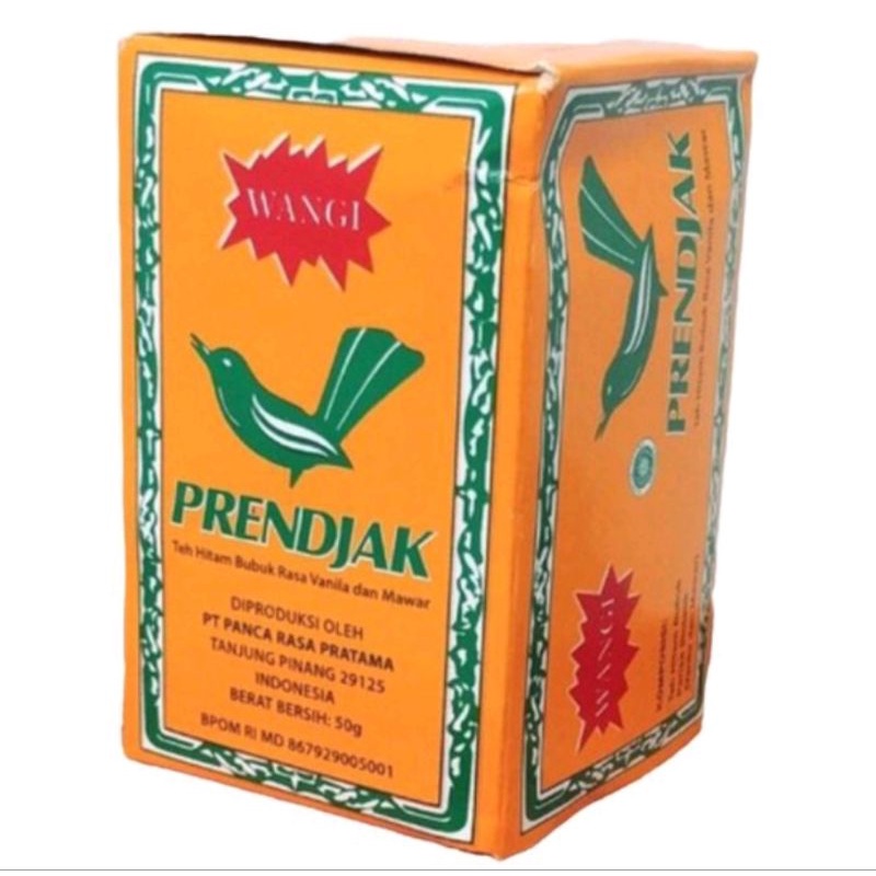 

Teh Prendjak Wangi Bubuk Teh Prendjak Hitam Bubuk rasa vanilla dan mawar Prendjak Black Tea vanilla rose tea Prendjak warna Oren Prendjak Teh Hitam