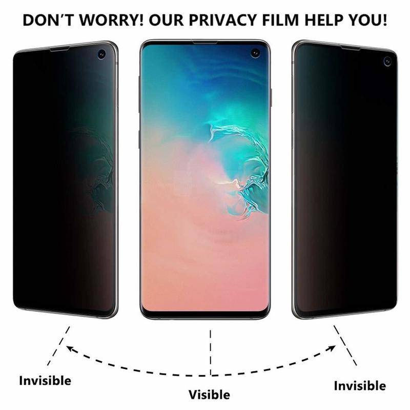 Pelindung Layar Tempered Glass 9D Anti Spy Untuk Vivo S1 S5 S6 S7 S7e S9 S9e X20 Plus X21 Y85 V9 Z1 X27 X30 X50 X60 X70T X9s