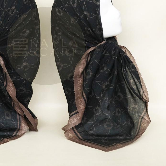 Voal Motif Premium / Hijab Segi Empat Voal Motif Premium Lasercut / Jilbab Voal Motif Premium Laser 