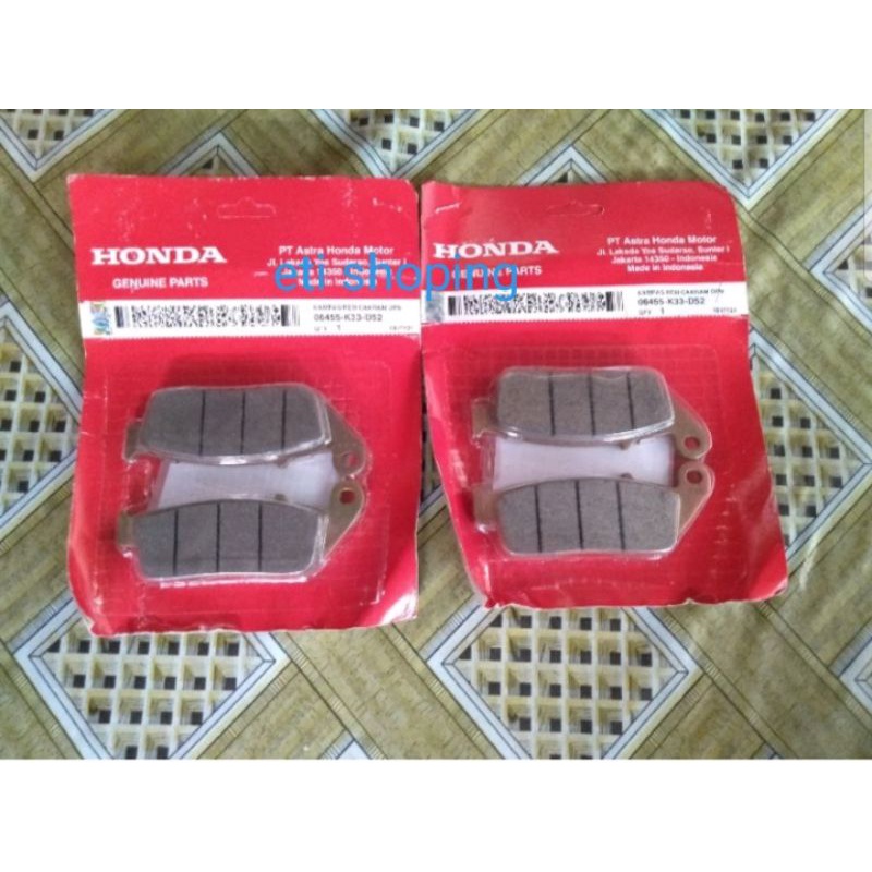 kampas rem depan CBR 250 cc ori 06455K33D52