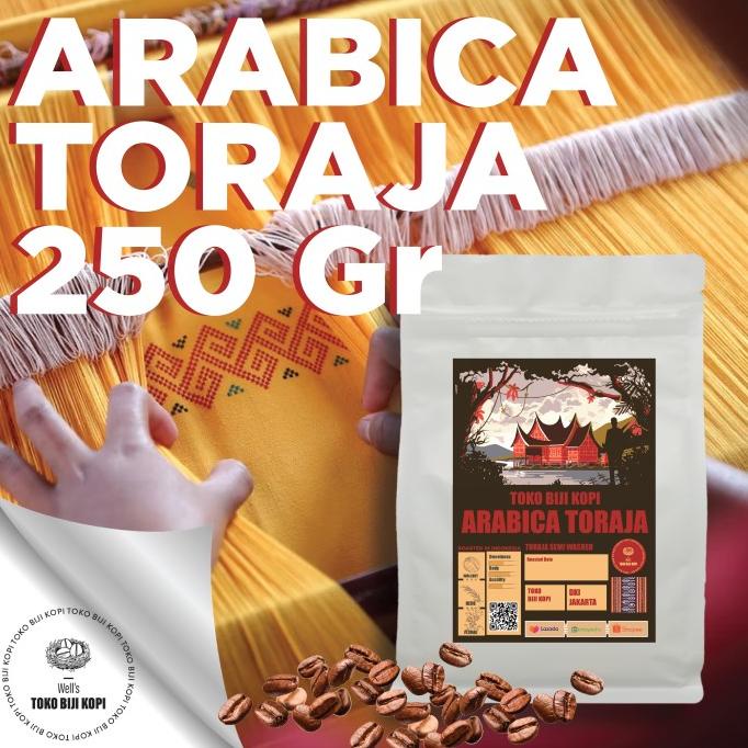 

BISA COD KOPI ARABIKA TORAJA KALOSI SEMI WASH ROASTED BEAN - 250 GRAM /KOPI RUBE/KOPI KAPAL API/KOPI SLB/KOPI PEJUANG/KOPI BUBUK