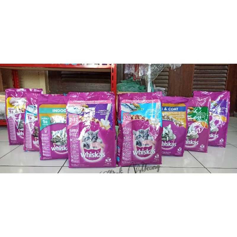 whiskas dry food makanan kucing