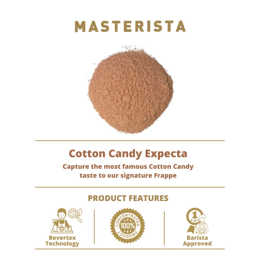 Masterista Cotton Candy Expecta Mango Freeze 800 gr Frappe Powder Minuman Bubuk Halal