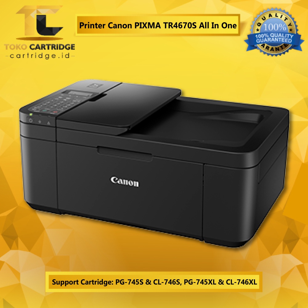 Printer Canon Pixma TR4670S TR 4670 S WiFi DupleX AIO ADF ALL IN ONE NEW ORIGINAL