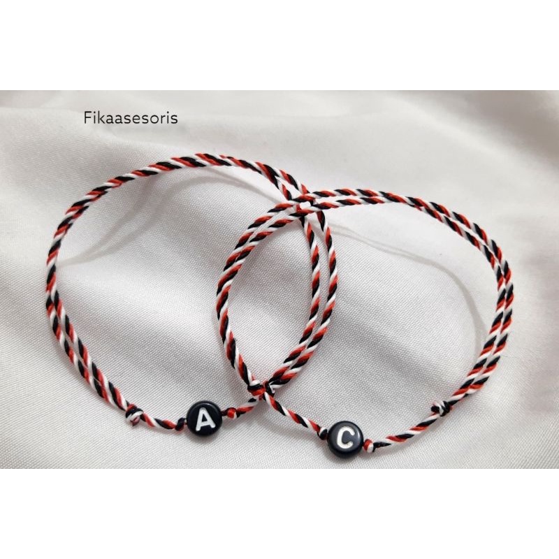 GELANG TRIDATU INISIAL HURUF/GELANG COUPLE TRIDATU