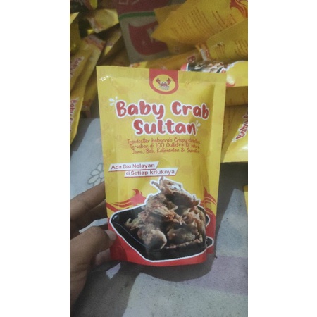 

cemilan kekinian baby crab sultan