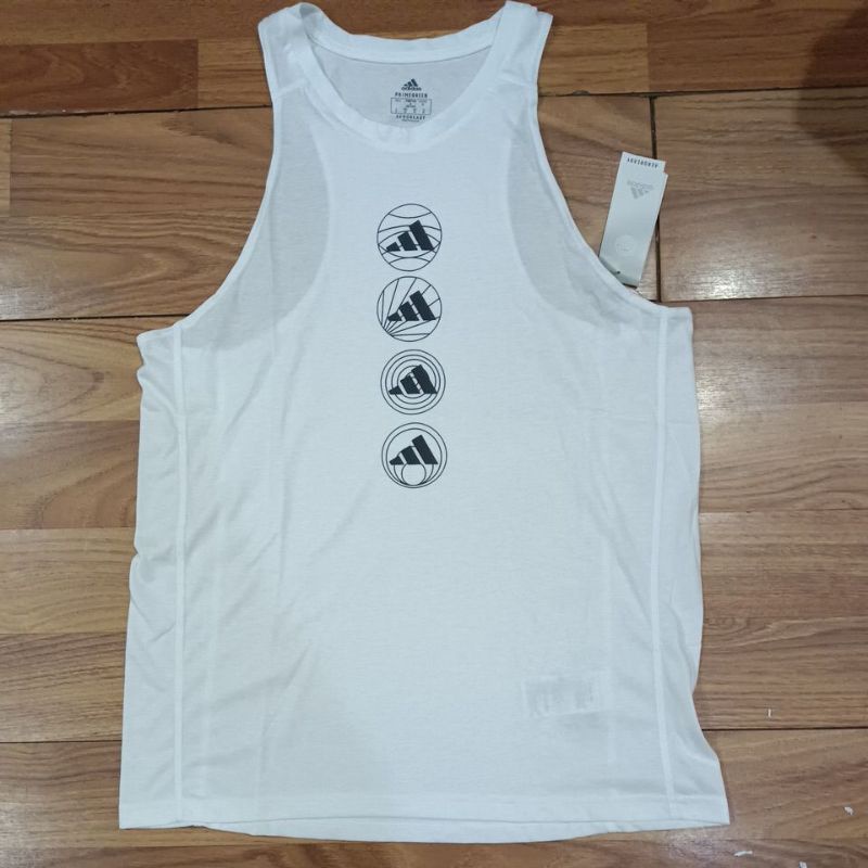 Tanktop adidas run logo tank M