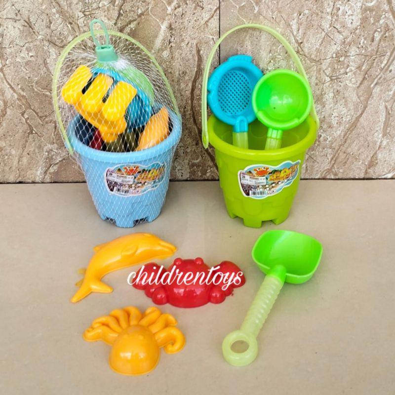 Mainan Pantai Cetakan Ember OCT 7600, mainan cetakan lilin, cetakan pasir
