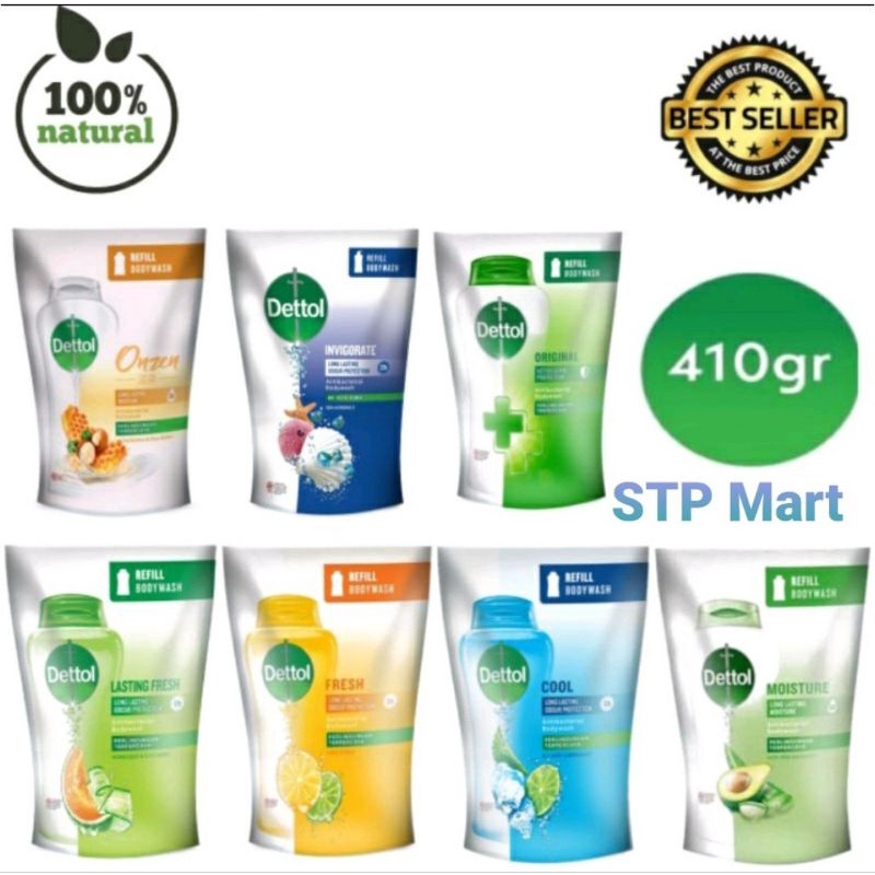 Dettol Body Wash Refill 410ml