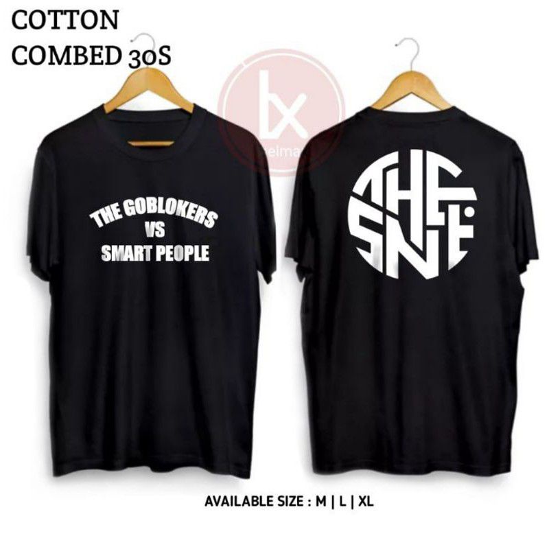 KAOS BOBON SANTOSO THE GOBLOKERS VS SMART PEOPLE (PRIA & WANITA)