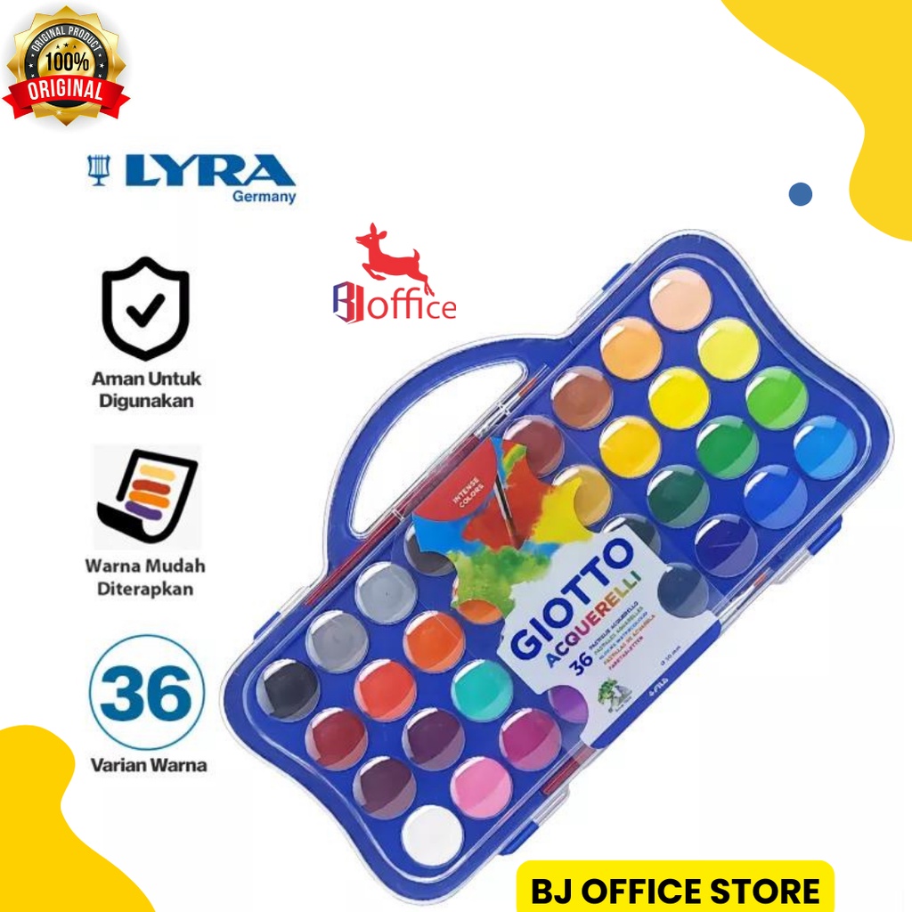

GIOTTO ACQUERELLI MINI 36 WARNA - Watercolor