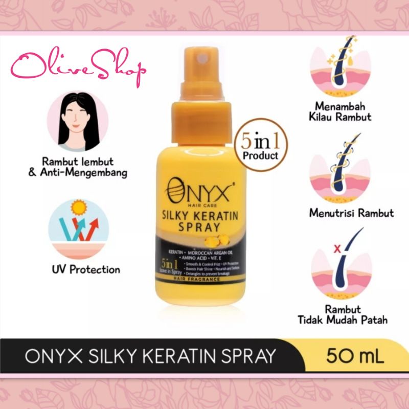OliveShop ❤ Onyx Hair Serum 65ml Keratin Spray 50ml Hair Tonic 90ml