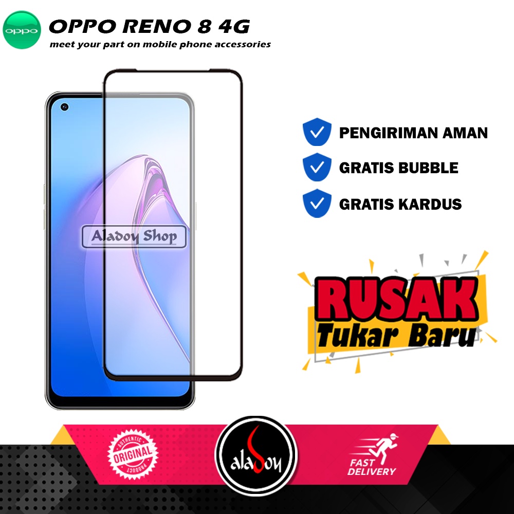 Tempered Glass Oppo Reno 8 4G Anti Gores Layar Screen Protector