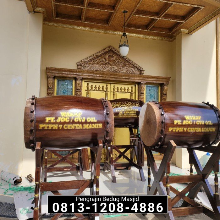 ( Bayar Setelah Besug Sampai Lokasi Anda ) bedug masjid kayu ( bedug masjid murah) Jidor