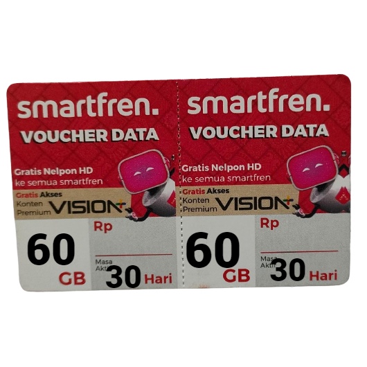 VOUCHER SMART UNLIMITED NONSTOP 60GB