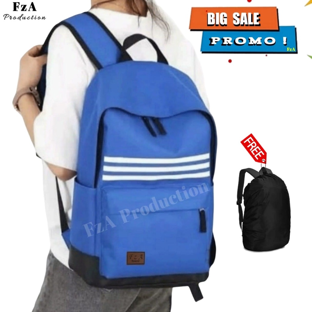 FzA Official - Tas Ransel Punggung Distro Casual Pria Wanita / Tas Ransel Laptop Backpack Original - BLLRC