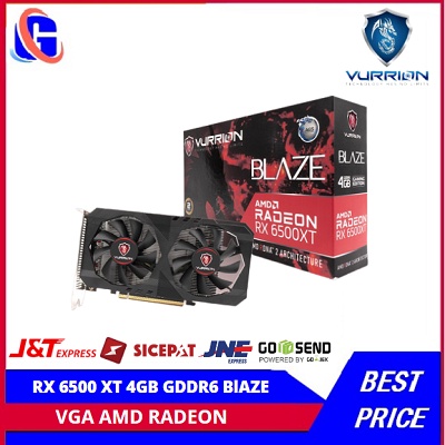 VGA Vurrion Radeon RX 6500 XT 4GB GDDR6 Blaze GAMING VGA ORI