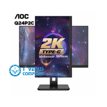 MONITOR GAMING AOC Q24P2C LED 24" QHD 75HZ SRGB 110% HDMI/ MON21-AOC