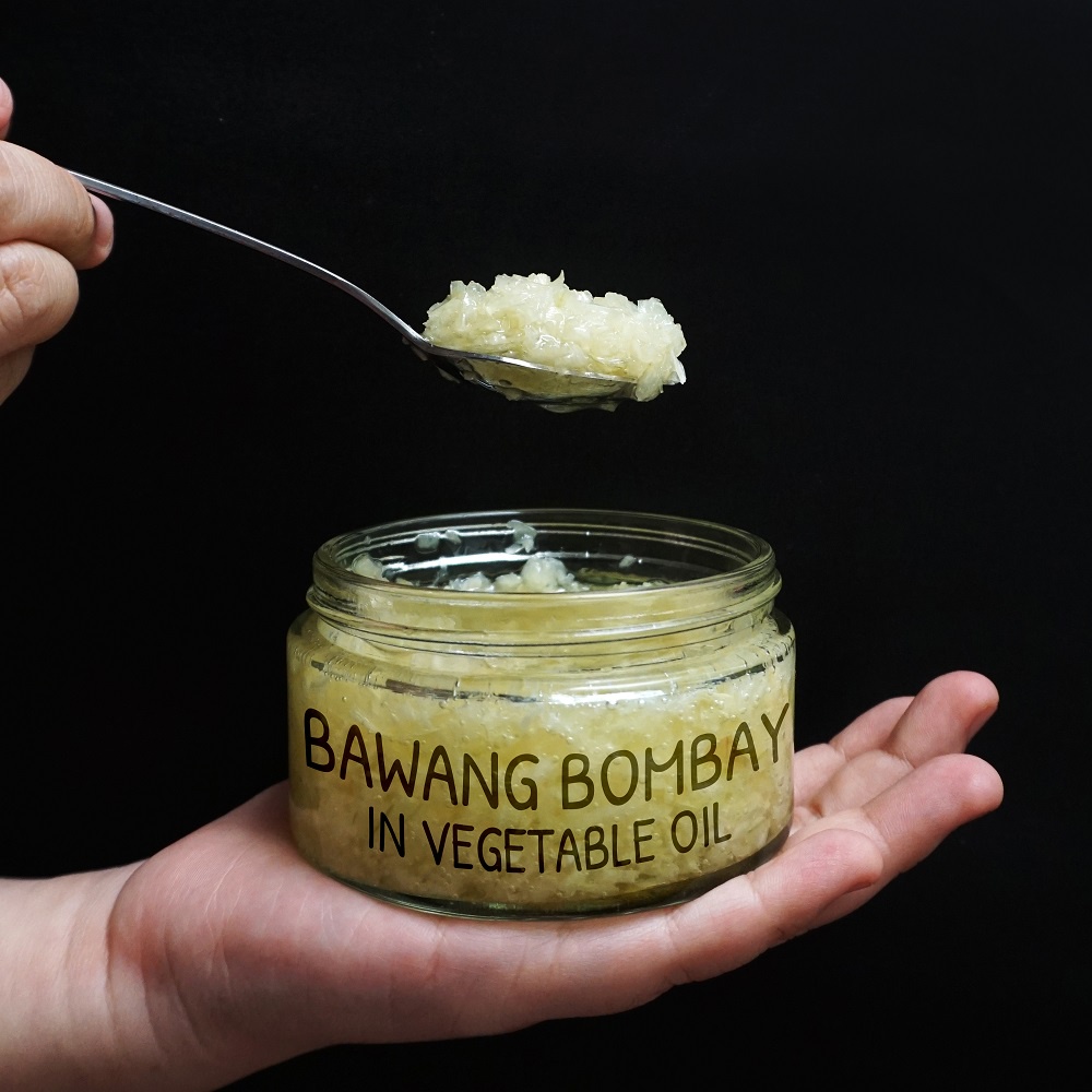

JAR Bawang Bombai Cincang dalam Minyak Canola 200gr