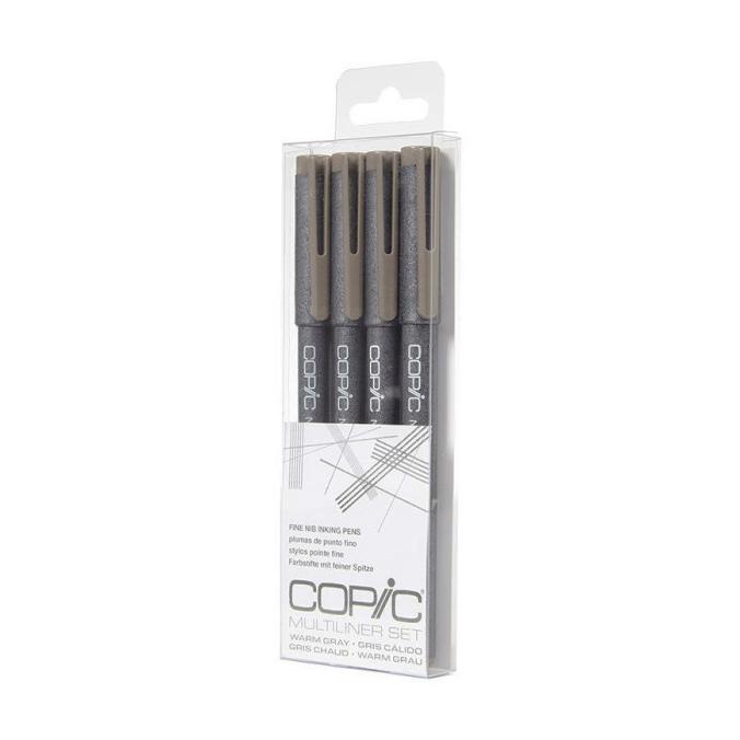 

COPIC Multiliner Set 4-pcs Warm Gray