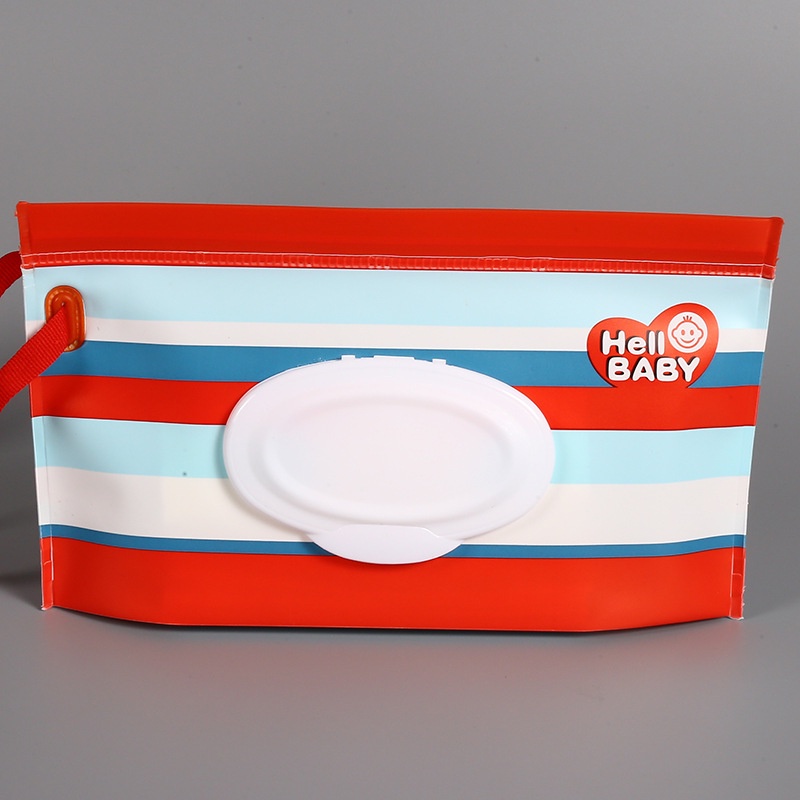 TEMPAT ORGANIZER TISSUE POUCH KANTONG TISU BASAH KERING ANAK BAYI BABY FACIAL SOUVENIR ULANG TAHUN